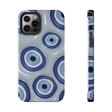 Load image into Gallery viewer, Evil eye, blue Tough iPhone Cases