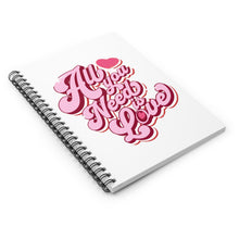 Load image into Gallery viewer, All you need is love Spiral Notebook - Ruled Line