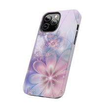 Load image into Gallery viewer, Lavender & light pink flower pearl Tough iPhone Cases