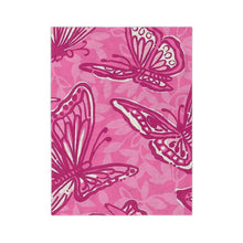 Load image into Gallery viewer, Super Soft Pink Butterflies Plush Blanket