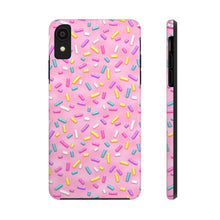 Load image into Gallery viewer, Pink Rainbow Sprinkles Tough iPhone Cases