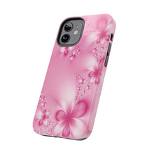 Load image into Gallery viewer, Pink Pearl Flowers Tough iPhone Cases