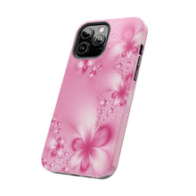 Load image into Gallery viewer, Pink Pearl Flowers Tough iPhone Cases