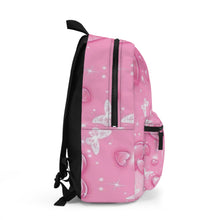 Load image into Gallery viewer, Pink hearts & Butterflies Backpack