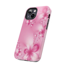 Load image into Gallery viewer, Pink Pearl Flowers Tough iPhone Cases