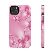 Load image into Gallery viewer, Pink Pearl Flowers Tough iPhone Cases