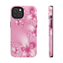 Load image into Gallery viewer, Pink Pearl Flowers Tough iPhone Cases