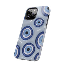 Load image into Gallery viewer, Evil eye, blue Tough iPhone Cases