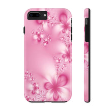 Load image into Gallery viewer, Pink Pearl Flowers Tough iPhone Cases