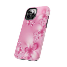 Load image into Gallery viewer, Pink Pearl Flowers Tough iPhone Cases