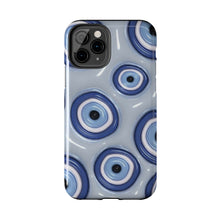 Load image into Gallery viewer, Evil eye, blue Tough iPhone Cases
