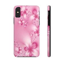 Load image into Gallery viewer, Pink Pearl Flowers Tough iPhone Cases
