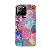 Load image into Gallery viewer, Rainbow Disco Ball Tough iPhone Cases