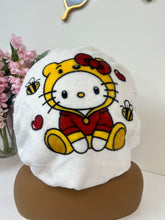 Load image into Gallery viewer, HK X Pooh Bear Valentines Day Adjustable Plush Bonnet