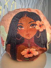 Load image into Gallery viewer, Hibiscus Girl Plush Bonnet