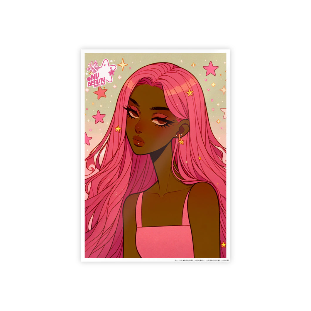 Pink Nikki Gloss Poster