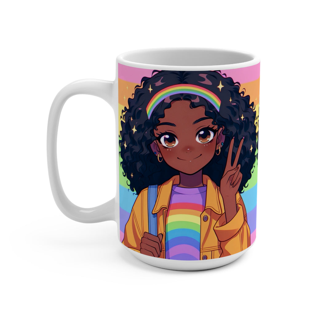 Nila Rainbow Sparkles Mug 15oz