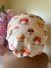 Load image into Gallery viewer, Cutie Mushroom Plush Adjustable Bonnet
