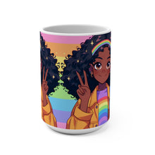 Load image into Gallery viewer, Nila Rainbow Sparkles Mug 15oz
