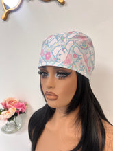 Load image into Gallery viewer, Rainbow Blue Cinna Surgical Cap

