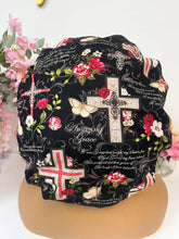 Load image into Gallery viewer, Amazing Grace Adjustable Cotton Satin Lined Bonnet
