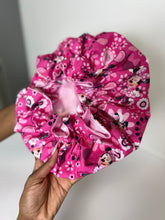 Load image into Gallery viewer, M MOUSE Child Size Adjustable Bonnet W/ RUFFLES
