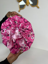 Load image into Gallery viewer, M MOUSE Child Size Adjustable Bonnet W/ RUFFLES
