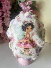 Load image into Gallery viewer, Fairytales Child Size Plush Adjustable Bonnet W/ RUFFLES
