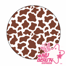 Load image into Gallery viewer, Cow Print Ruffle Adjustable Bonnet many colors available
