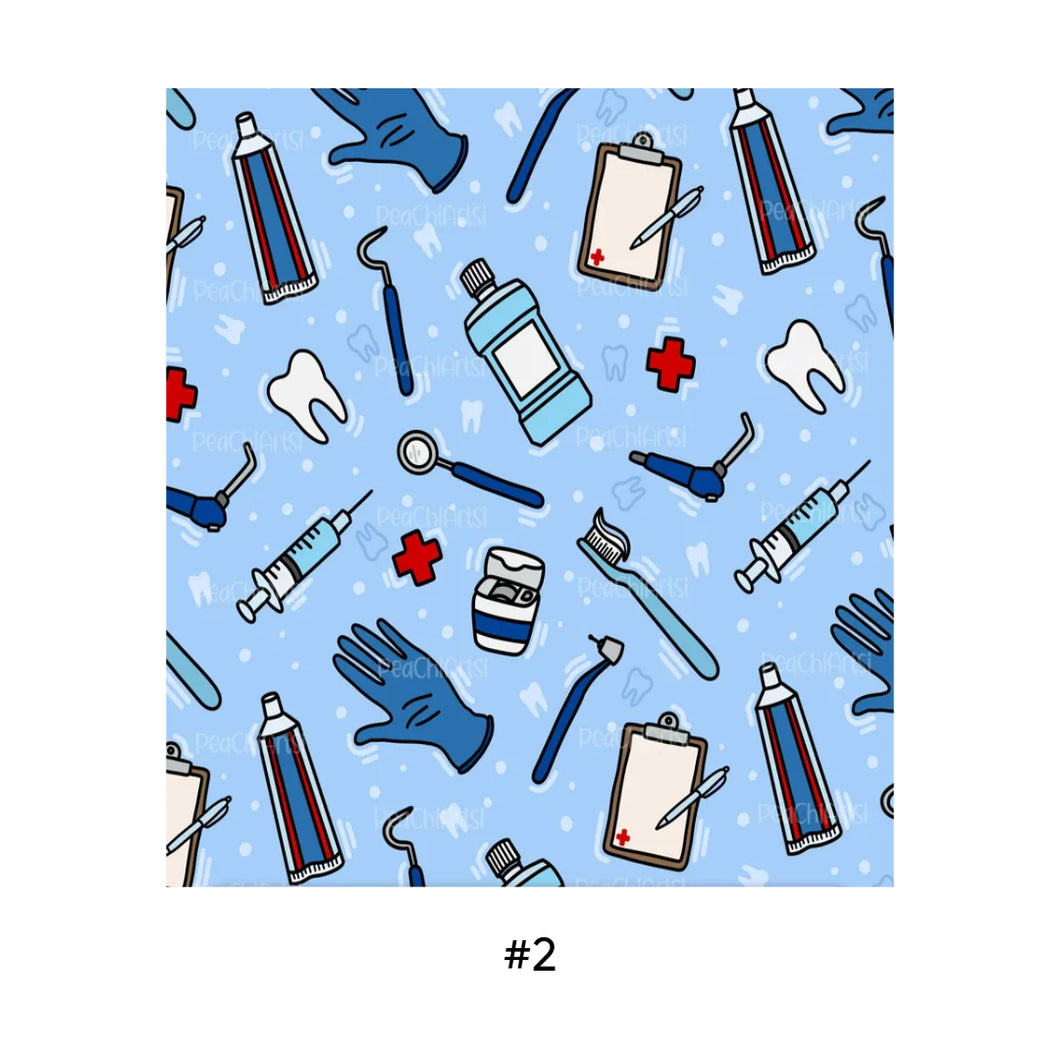 Dental Surgical/Scrub Cap Pattern #2